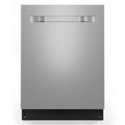 Midea Angle Wash Top Control 24-in Smart Built-In Dishwasher With Third Rack (Stainless Steel) ENERGY STAR, 45-dBA