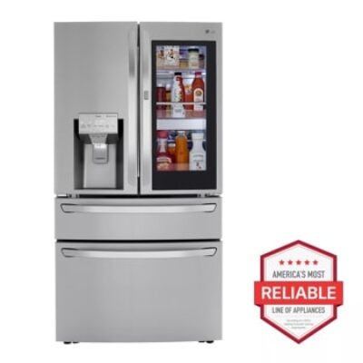 26 cu. ft. Smart InstaView® Counter-Depth MAX™ French Door Refrigerator