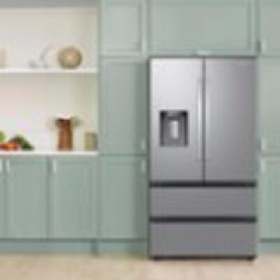 Samsung – 30 cu. ft. 4-Door French Door Smart Refrigerator with Four Types of Ice – Stainless Steel