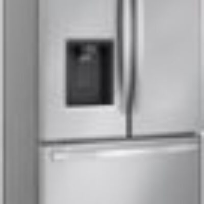 LG – Counter-Depth MAX 25.5 Cu. Ft. French Door Smart Refrigerator with Dual Ice – Stainless Steel