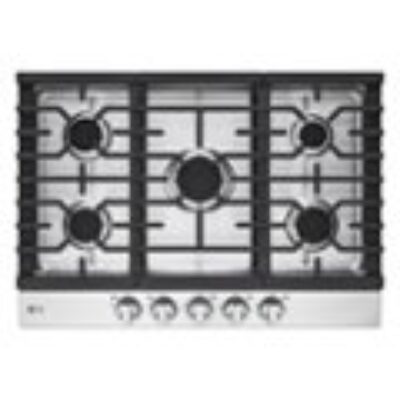 LG – 30″ Built-In Gas Cooktop with 5 Burners and EasyClean – Stainless Steel