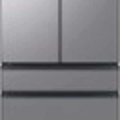 Samsung – BESPOKE 29 cu. ft. 4-Door French Door Smart Refrigerator with Beverage Center – Stainless Steel