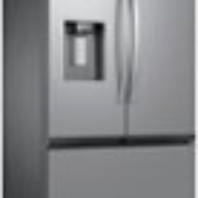 Samsung – 26 cu. ft. French Door Counter Depth Smart Refrigerator with Four Types of Ice – Stainless Steel