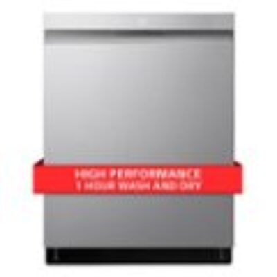 Smart Top Control Dishwasher with 1-Hour Wash & Dry, QuadWash® Pro, TrueSteam®, and Dynamic Heat Dry™