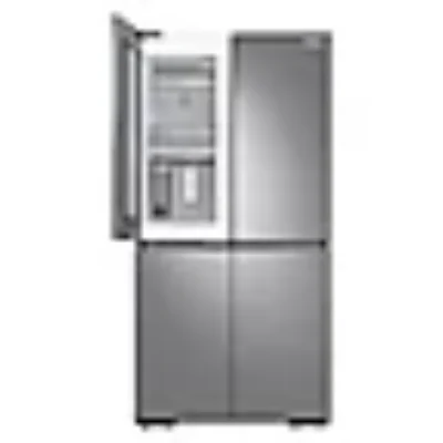 23 cu. ft. Smart Counter Depth 4-Door Flex™ Refrigerator with Beverage Center and Dual Ice Maker in Stainless Steel