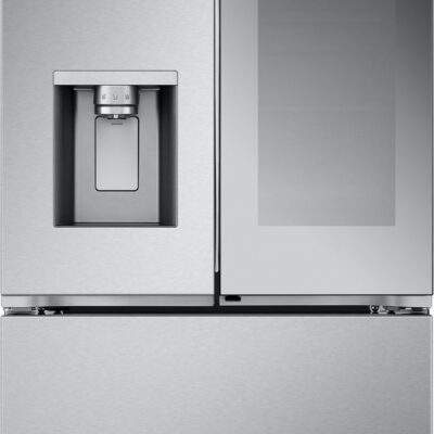 LG – Standard-Depth MAX 30.7 Cu. Ft. French Door Smart Refrigerator with InstaView – Stainless Steel