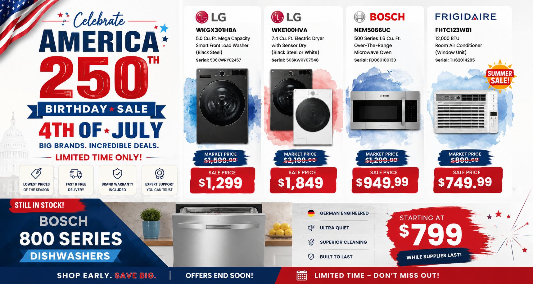 Appliance Sale Banner