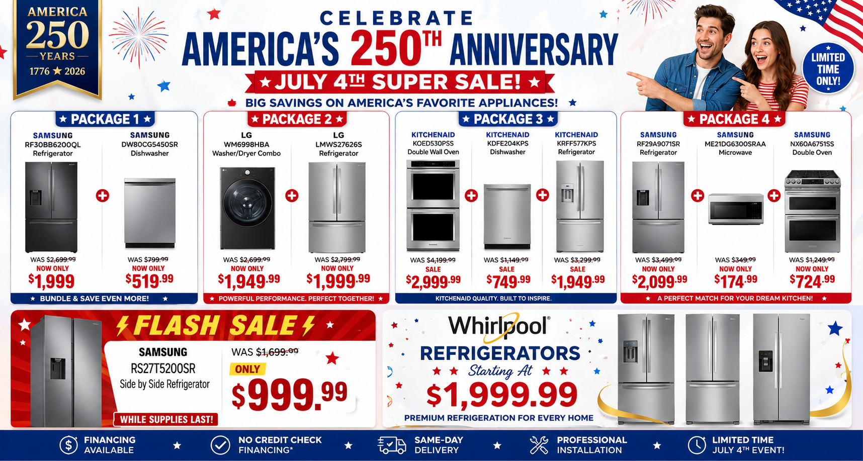 Appliance Sale Banner